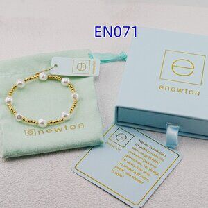 Enewton Gold Bead & Pearl Bracelet